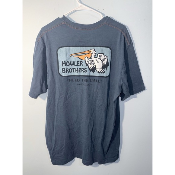 HOWLER BROTHERS Men's T Shirt Feed The Call Austin Tx Blue Tee Size XL - Picture 4 of 6